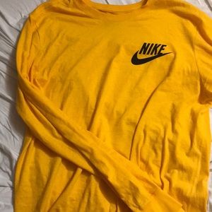 Nike Flash Yellow Long Sleeve Tee